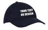 CUSTOM Cap - 12 or more pieces 1 Colour Print - (2 designs)
