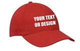 CUSTOM Cap - 12 or more pieces 1 Colour Print - (2 designs)
