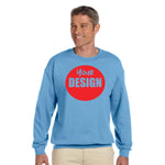 CUSTOM Crew Neck Sweatshirt - 12 or More Pieces - 1 colour print  (2 Designs)