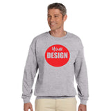 CUSTOM Crew Neck Sweatshirt - 12 or More Pieces - 1 colour print  (1 Design)