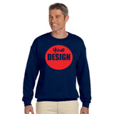 CUSTOM Crew Neck Sweatshirt - 12 or More Pieces - 1 colour print  (2 Designs)
