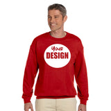 CUSTOM Crew Neck Sweatshirt - 12 or More Pieces - 1 colour print  (2 Designs)