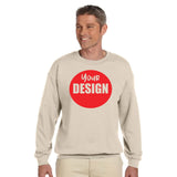 CUSTOM Crew Neck Sweatshirt - 12 or More Pieces - 1 colour print  (2 Designs)