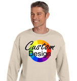 CUSTOM Crew Neck Sweatshirt - 12 or More Pieces - Multi-Colour print  (3 Designs)