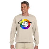 CUSTOM Crew Neck Sweatshirt - 12 or More Pieces - Multi-Colour print  (3 Designs)