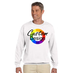 CUSTOM Crew Neck Sweatshirt - 12 or More Pieces - Multi-Colour print  (1 Design)