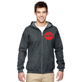 CUSTOM Hoodie Full Zip - One Colour Print (One Logo) - 1-11 Peices