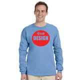 CUSTOM T-Shirt Long Sleeve - One Colour Print (One Design) - 1 - 11 Pieces