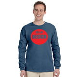 CUSTOM T-Shirt Long Sleeve - One Colour Print (One Design) - 1 - 11 Pieces