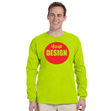 CUSTOM T-Shirt Long Sleeve - One Colour Print (One Design) - 1 - 11 Pieces