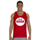 CUSTOM Tank Top - One Colour Print (One Design) - 1 - 11 Pieces