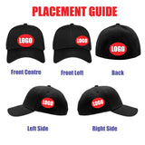 CUSTOM Cap FULL BACK - 12 or more pieces 1 Colour Print - (2 designs)