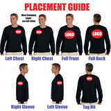 CUSTOM Crew Neck Sweatshirt - 12 or More Pieces - 1 colour print  (1 Design)