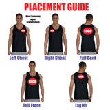 CUSTOM Tank Top - One Colour Print (One Design) - 1 - 11 Pieces