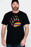 Pride Bear Paw Print T-Shirt