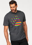 Pride Bear Paw Print T-Shirt