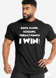 Rock Paper Scissors Throat Punch I Win