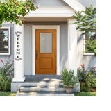 Welcome Door Decal Vertical 1