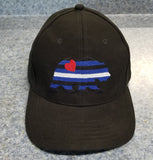 Leather Bear Cotton Cap - DISCONTINTUED DESIGN - LIMITED STOCK LEFT