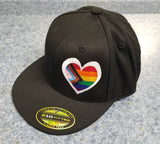 New Pride Cap (Full Back, Flat Peak) - DISCONTINTUED DESIGN - LIMITED STOCK LEFT