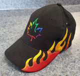 Pride Maple Leaf Flame Cap - DISCONTINTUED DESIGN - LIMITED STOCK LEFT