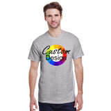 CUSTOM T-Shirt 12 or More Pieces - Multi-Colour print (2 Designs)