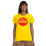 CUSTOM T-Shirt LADIES - 12 or More Pieces - 1 colour print  (2 Designs)
