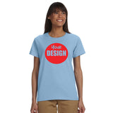 CUSTOM T-Shirt LADIES - 12 or More Pieces - 1 colour print  (2 Designs)