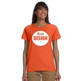CUSTOM T-Shirt LADIES - 12 or More Pieces - 1 colour print  (1 Design)