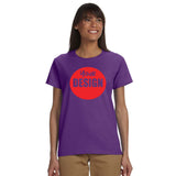 CUSTOM T-Shirt LADIES - 12 or More Pieces - 1 colour print  (1 Design)