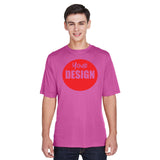 CUSTOM Wicking T-Shirt - 12 or More Pieces - 1 colour print  (2 Designs)