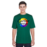 CUSTOM Wicking T-Shirt - 12 or More Pieces - Multi-Colour print  (1 Design)