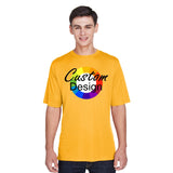 CUSTOM Wicking T-Shirt - 12 or More Pieces - Multi-Colour print  (2 Designs)