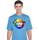 CUSTOM Wicking T-Shirt - 12 or More Pieces - Multi-Colour print  (1 Design)