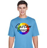 CUSTOM Wicking T-Shirt - 12 or More Pieces - Multi-Colour print  (2 Designs)