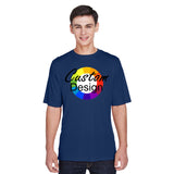 CUSTOM Wicking T-Shirt - 12 or More Pieces - Multi-Colour print  (1 Design)