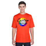 CUSTOM Wicking T-Shirt - 12 or More Pieces - Multi-Colour print  (1 Design)