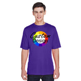 CUSTOM Wicking T-Shirt - 12 or More Pieces - Multi-Colour print  (1 Design)