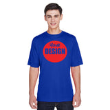 CUSTOM Wicking T-Shirt - One Colour Print (Two Designs) - 1 - 11 Pieces