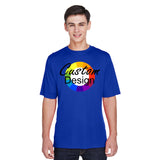 CUSTOM Wicking T-Shirt - 12 or More Pieces - Multi-Colour print  (1 Design)