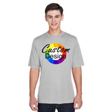 CUSTOM Wicking T-Shirt - 12 or More Pieces - Multi-Colour print  (1 Design)
