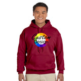 CUSTOM Hoodie - 12 or More Pieces - Multi-Colour Print  (1 Design)