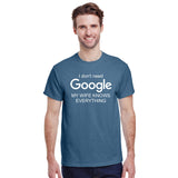 I Don't Need Google My Wife Knows Everything