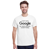 I Don't Need Google My Wife Knows Everything