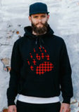 Large Bear Paw Lumberjack Hoodie