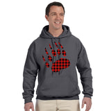 Large Bear Paw Lumberjack Hoodie