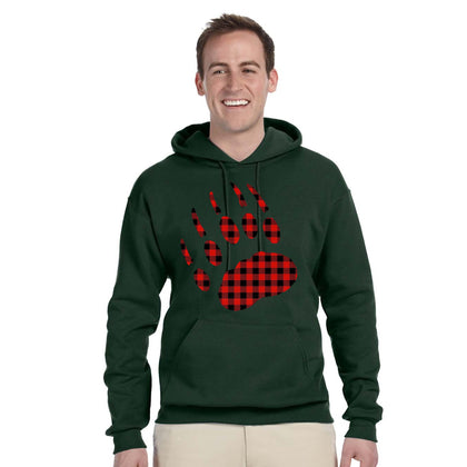 Large Bear Paw Lumberjack Hoodie