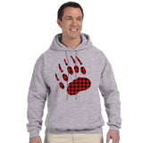 Large Bear Paw Lumberjack Hoodie