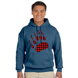 Large Bear Paw Lumberjack Hoodie