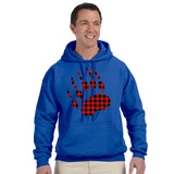 Large Bear Paw Lumberjack Hoodie